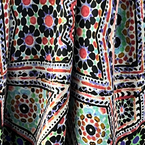 Maeve Anthropologie Tiled Amethyst Smoked Dress With Pockets size L - Picture 10 of 15